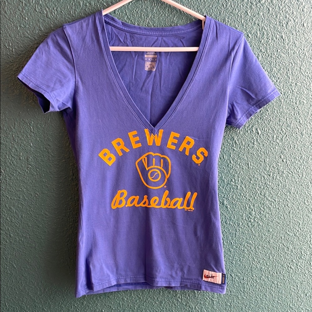 Nike Blue Cooperstown Collection Tee